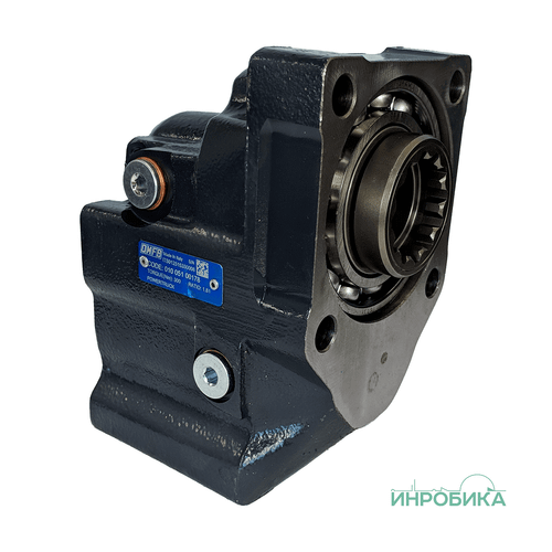 Коробка отбора мощности ISO для КПП ZF 6S-700/850 со смещением 300 Нм 1:1,81 с пневматическим включением 01005100178