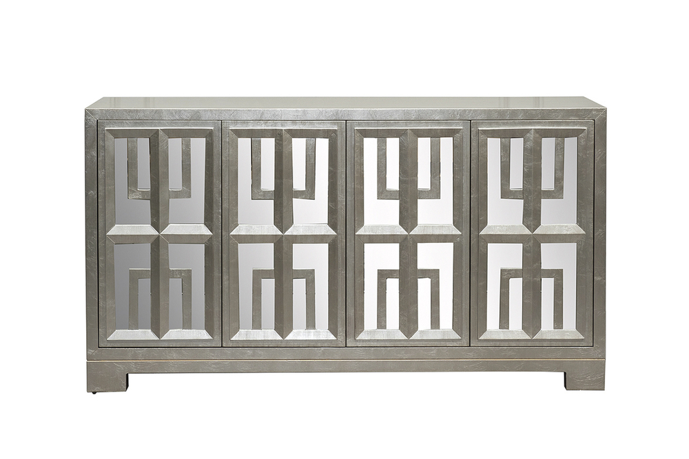 Комод  с зеркальным фасадом Garda Decor ART-4477-S1