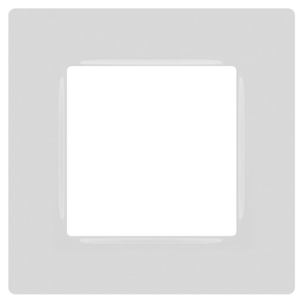 Рамка для розеток и выключателей ЭРА Серия 12 12-5201-01 на 1 пост, Классик, белый