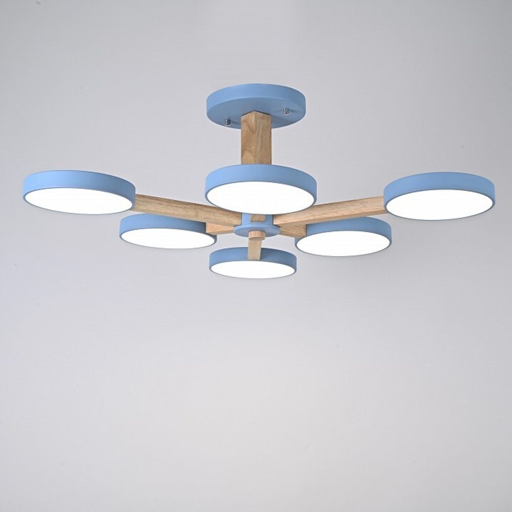 Люстра на штанге Imperiumloft TURNA Blue TURNA-B01