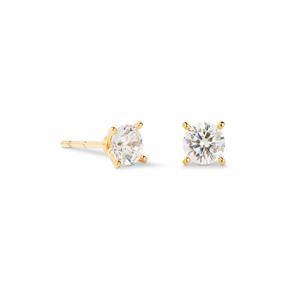 Серьги Coeur de Lion Crystal-Gold 0207/21-1816