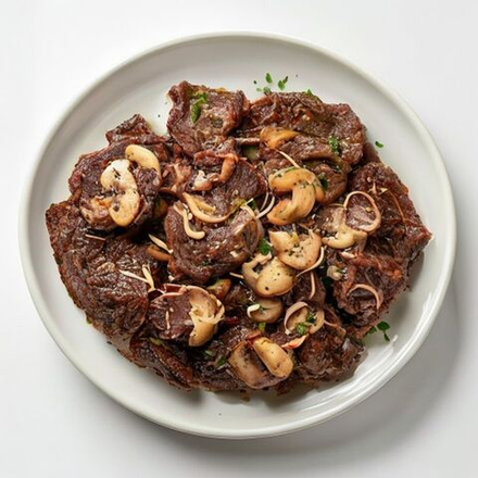 Мясные гнёзда говядина с жульеном