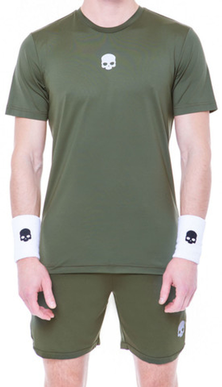 Мужская теннисная футболка Hydrogen Tech Tee - military green