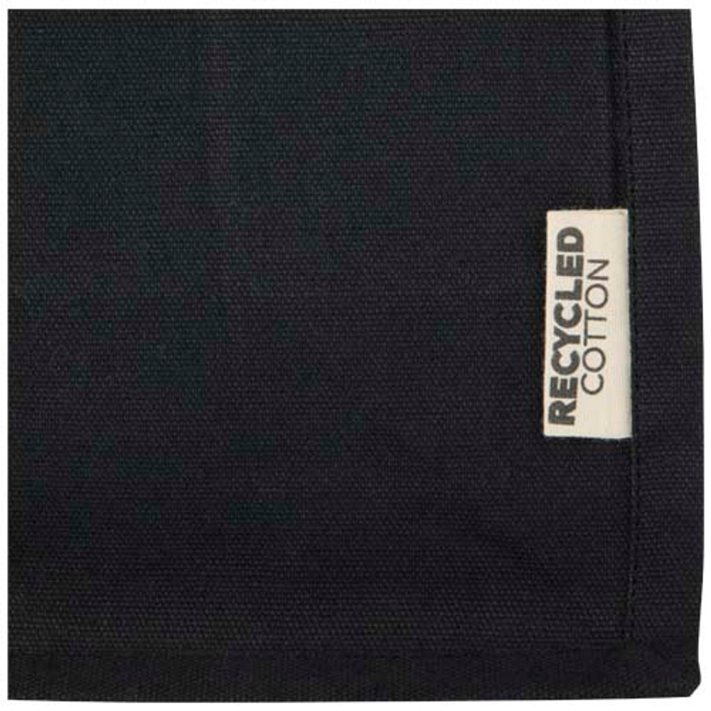 Мини эко-сумка Odessa с клинчиком, изготовленная из переработанного хлопка, сертифицированного согласно GRS, плотностью 220 г/м², объемом 9 л