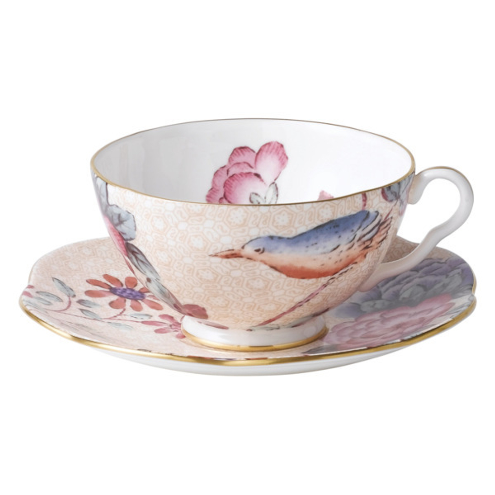 Чайная пара 250мл Wedgwood Кукушка бежевая