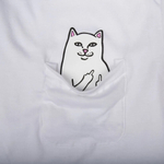 Футболка Ripndip Lord Nermal Pocket Tee White