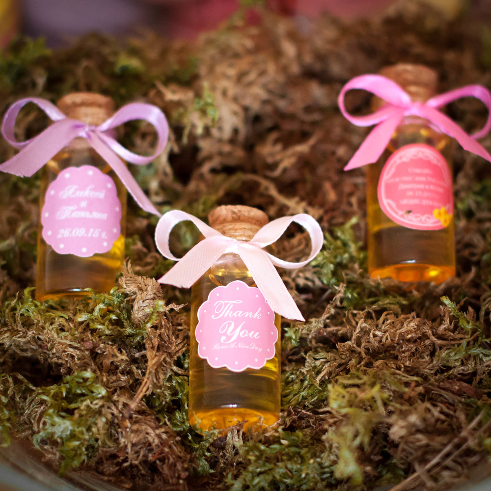 Бонбоньерка с медом на свадьбу, 20 грамм, "Эликсир любви"