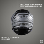 Шлем полнолицевой Royal Enfield Mettle Full Face Tech