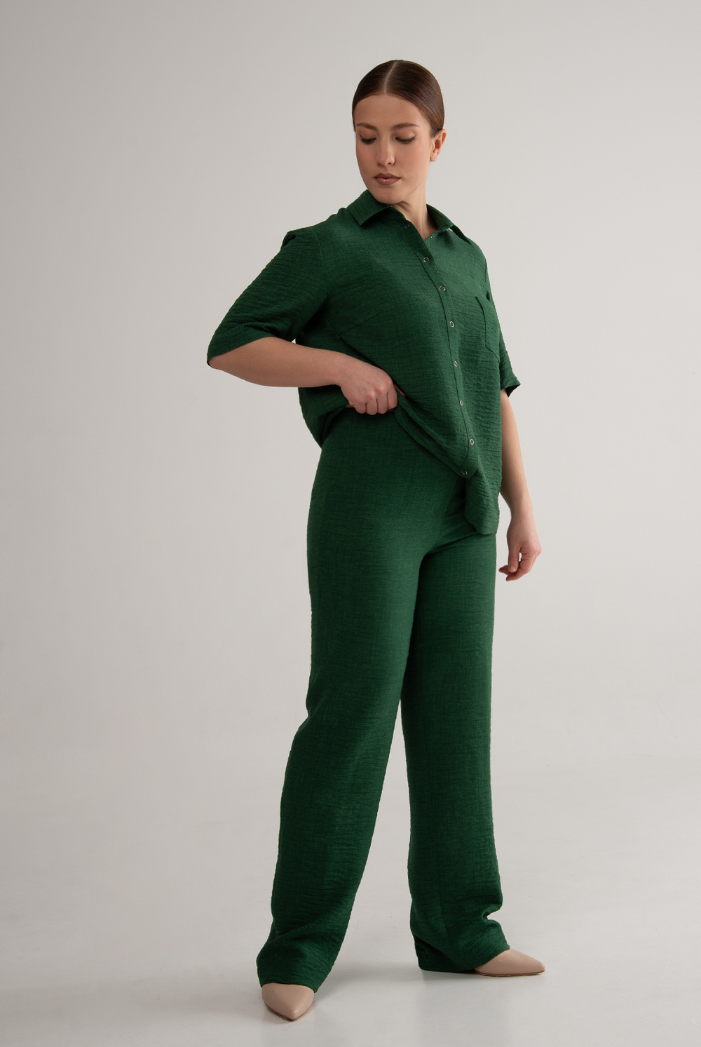 Брюки женские 04Л, Трава #527Тр0204Л