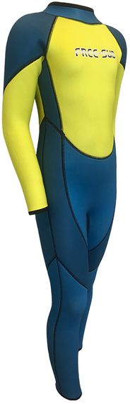 Гидрокостюм детский Free-Sub Kid Surf Yamamoto 39 3 мм сине-желтый