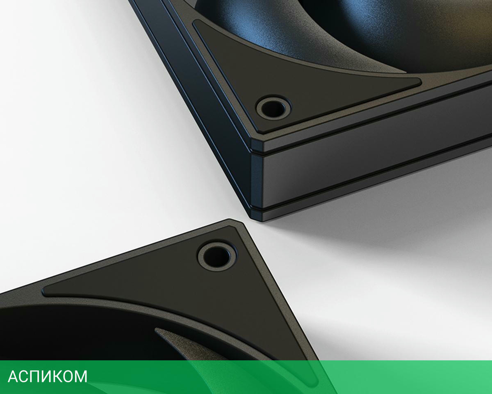 Вентилятор для корпуса ID-Cooling AS-120-K Black