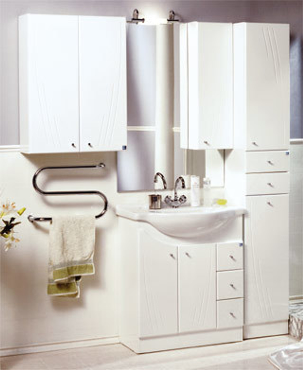 Шкаф Акватон Минима двухстворчатый, белый