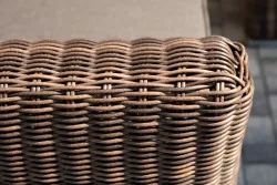 "Капучино" лаунж-зона из искусственного ротанга, цвет коричневый