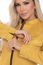 Жакет на молнии Александра (горчица) Б8899 LT Collection