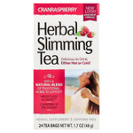 21st Century, травяной чай для снижения веса, клюква, без кофеина, 24 чайных пакетика, 48 г (1,7 унции)