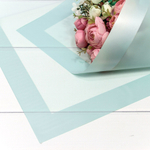 Пленка В листах 20 шт 58 х 58 см с широкой рамкой (Голубой)