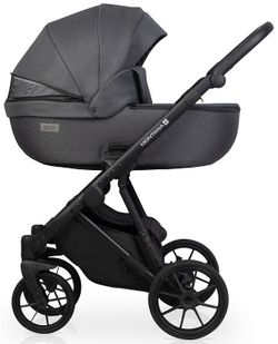 Детская коляска Riko Basic Montana X 3 в 1 53 Dark grey (т.серый)