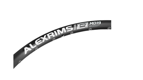 Обод 650B ALEXRIMS MD19 алюминиевый, двойной, 32H, пистонированный, 584х20/25.2х17мм, TRS, F/V, анодированный, черный