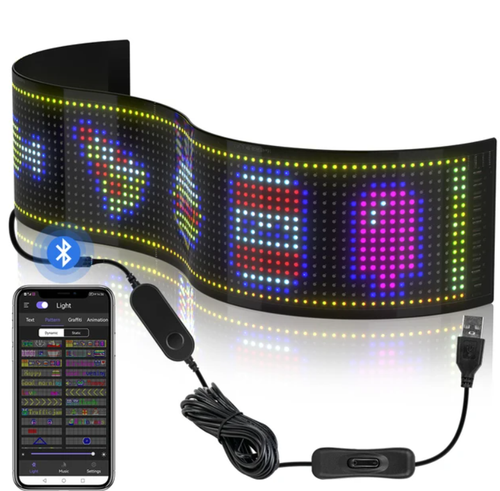 Гибкая светодиодная панель Bluetooth APP USB 5 В