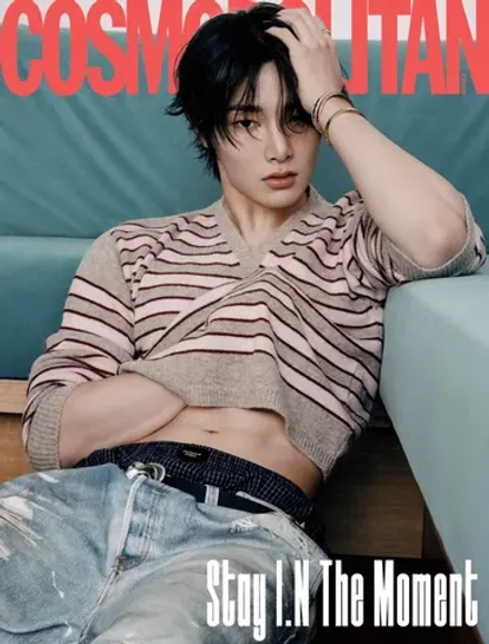 Журнал Cosmopolitan - 2025. 12 [Обложка: Stray Kids I.N]