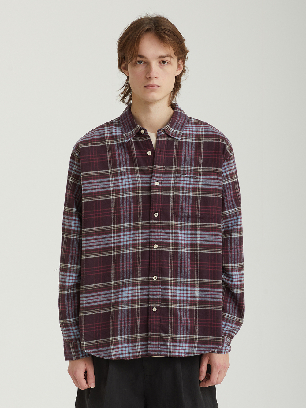 Мужская Рубашка Flannel Check