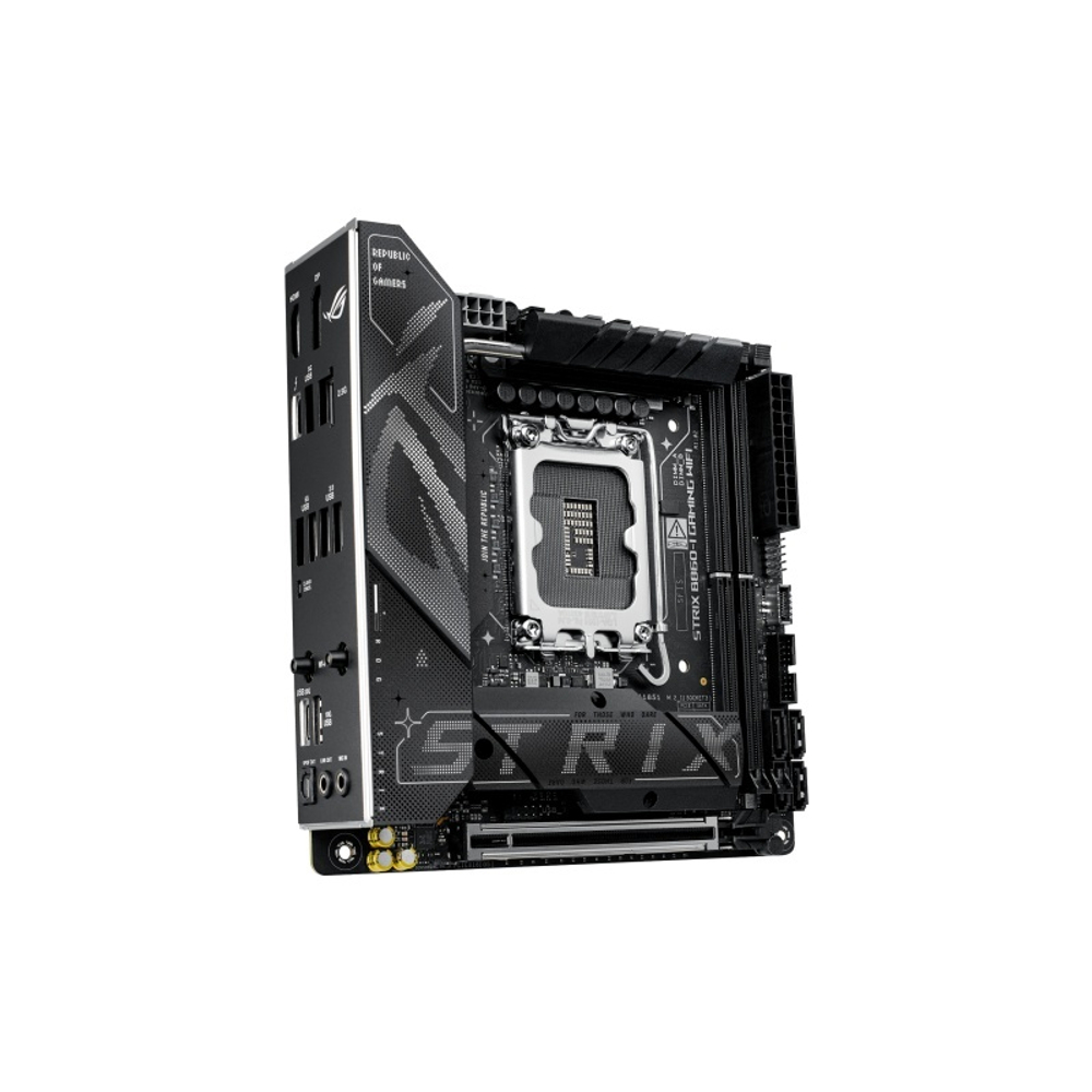 Материнская плата ASUS ROG STRIX B860-I GAMING WIFI, LGA1851, DDR5, mITX