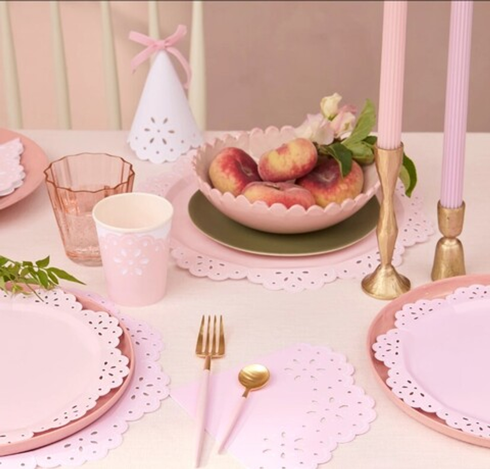 Салфетки маленькие "Английское кружево" 16 шт. (12,7 х 12,7см)