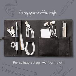Penal Bookaroo Travel Tech-Tidy- Black