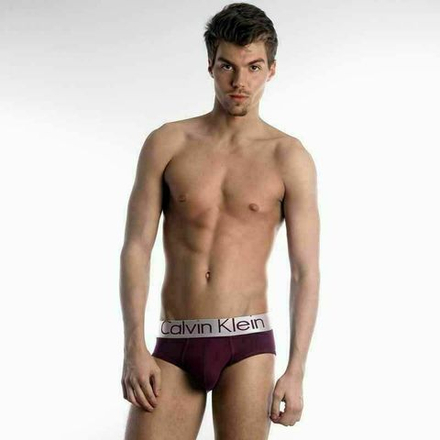 Мужские брифы фиолетовые хлопок Calvin Klein  brief Violet