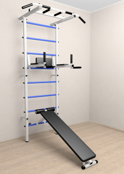 Шведская стенка Sv Pro 804 (Турник Pro/Брусья/стойка/Скамья)