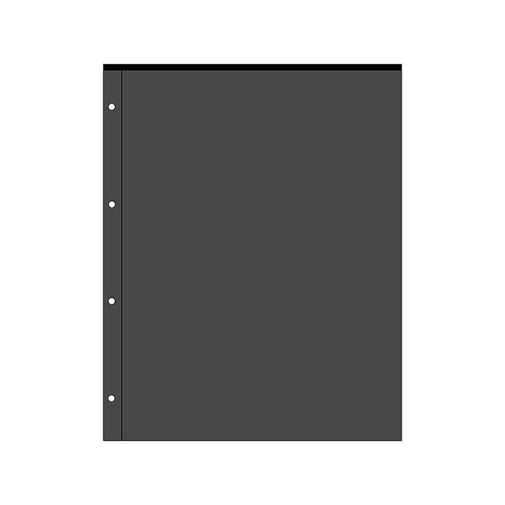 Лист для банкнот на 1 ячейку (184*248). OPTIMA 200*250. На черной основе (двухстронний)