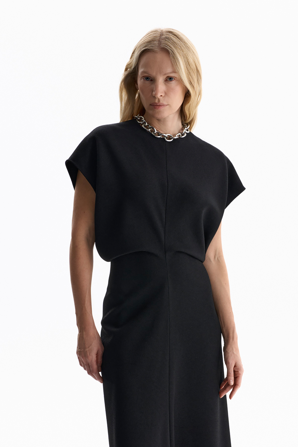 Платье из ацетата макси