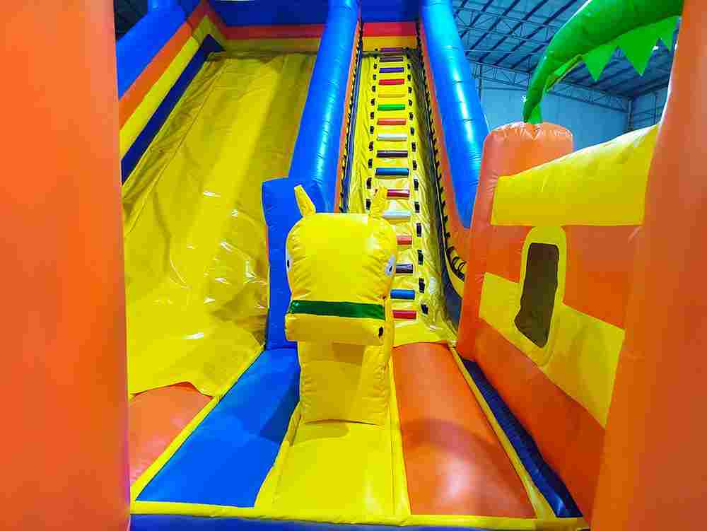 Надувной батут-горка "Супер-волна ST" 10*5*6,8 м