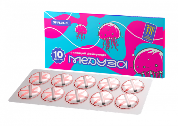 Летающий фейерверк &quot;Медуза&quot; JF FL01-JL