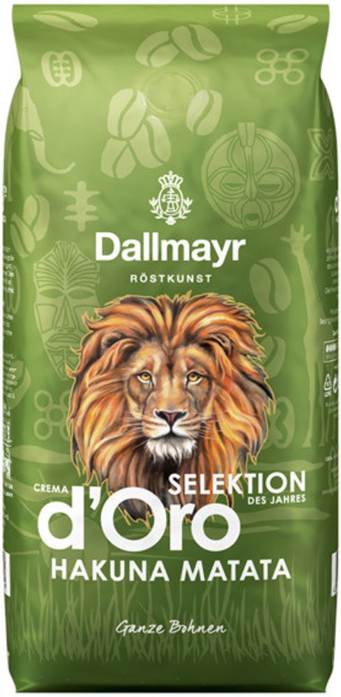Кофе в зернах Dallmayr Crema D&#39;Oro Hakuna Matata 1 кг