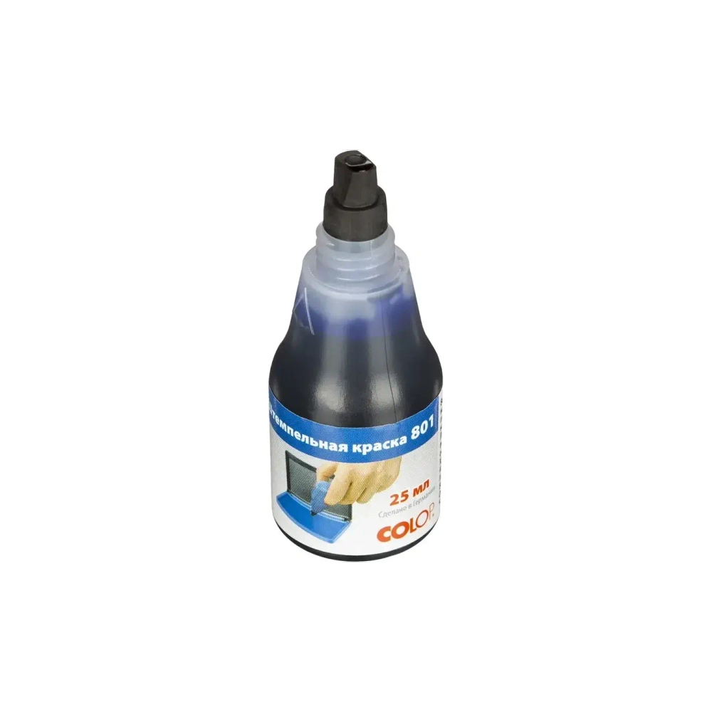 Краска штемп. 25мл. Colop на водно-глицериновой основе синяя 801