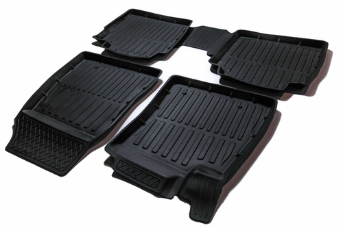 Коврики резиновые в салон 3D PREMIUM для Nissan Tiida (2015-) SRTK.PR.NS.TI.15G.02070