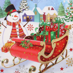 Пакет подарочный «Зимняя радость» 26*32*10 см