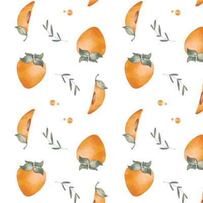 Акварельная хурма