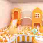 Детский сухой бассейн «Оранжевый Городок», 6х4х2,5 — для детских развлекательных центров