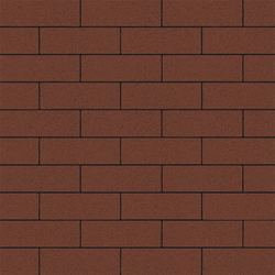 Тротуарная плитка ПРЯМОУГОЛЬНИК 300х100 мм - Стандарт Красный