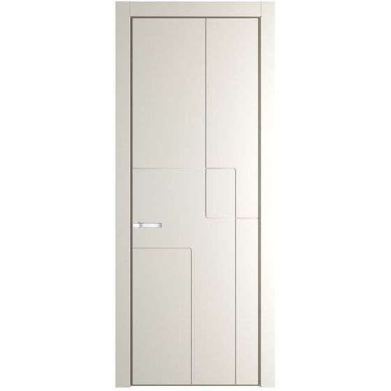 Межкомнатная дверь эмаль Profil Doors 3PA перламутр белый глухая профиль шампань