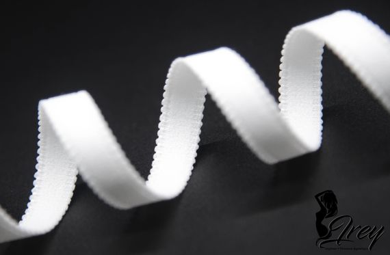 001 612/10 ОПТ Бретель Lauma Fabrics, 10 мм, белый 001