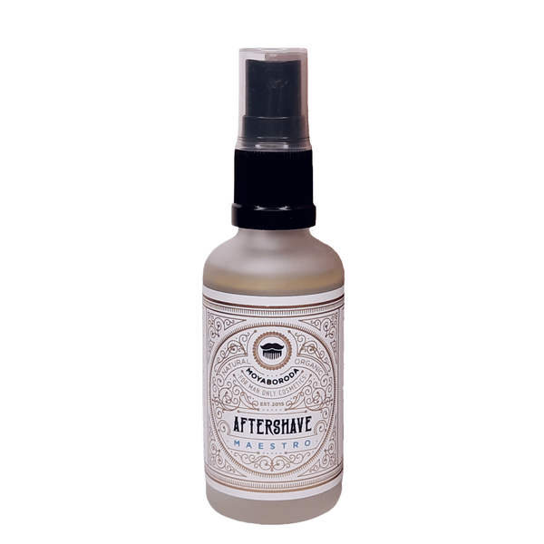 Лосьон после бритья MOYABORODA "МАЭСТРО" (органик, заживляющий на квасцах). (50мл.)
