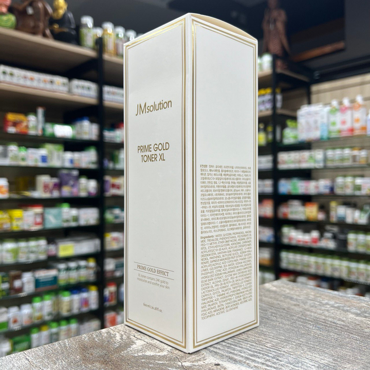 Тонер для лица JMSolution Prime Gold Toner XL увлажняющий с коллоидным золотом 600 мл
