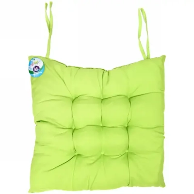 Сидушка на стул 40*40см «ИДЕА» цвет салатовый