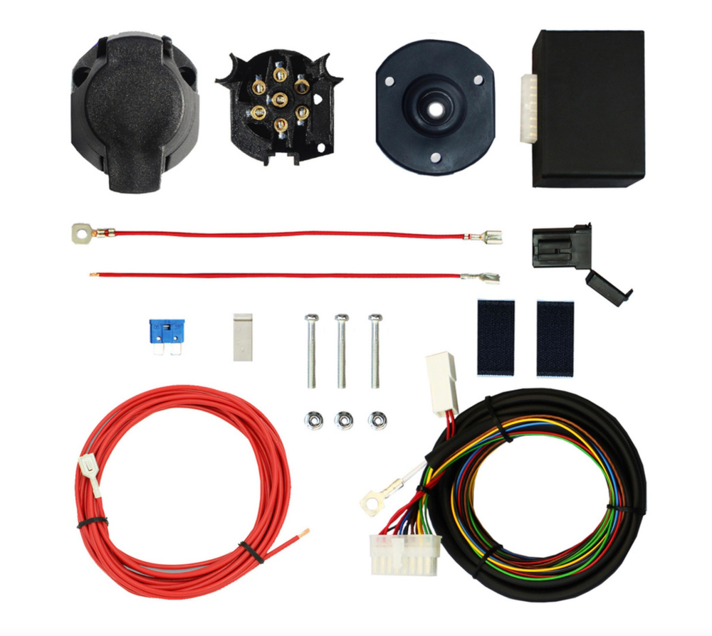 Фаркоп AvtoS TY 50 для Toyota Land Cruiser Prado J120 2003-2009, J150 2009- с универсальной электрикой Smart(блок) (паспорт и сертификат в комплекте)