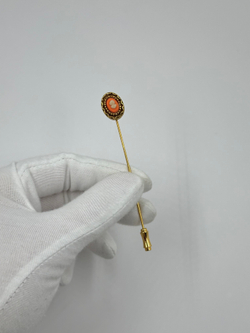 Брошь булавка с камеей