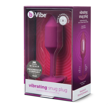 b-Vibe Vibrating Snug Plug 2 - Анальная пробка с вибрацией