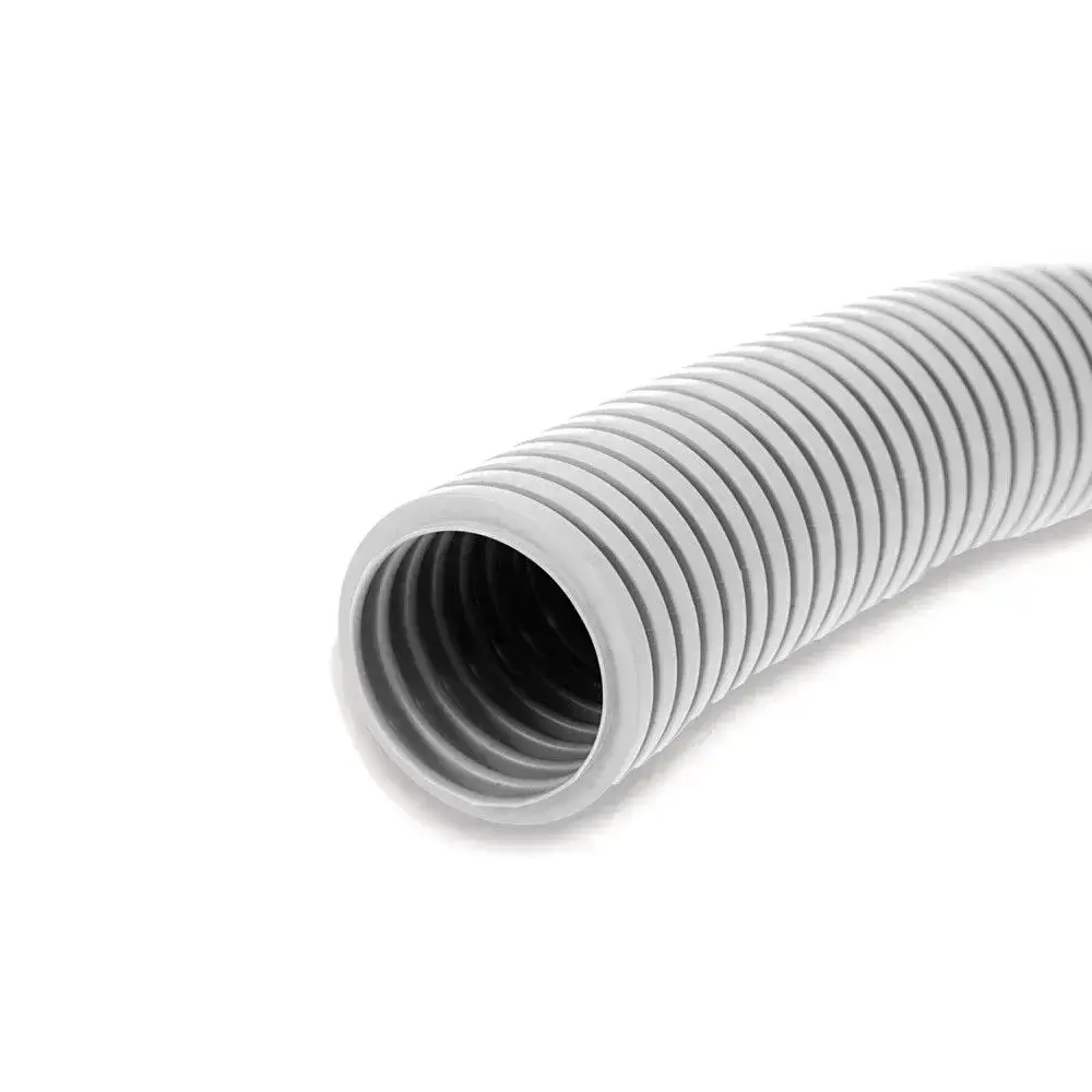 Гофра для кабеля 40 мм без протяжки 5 м PlexUp серая.